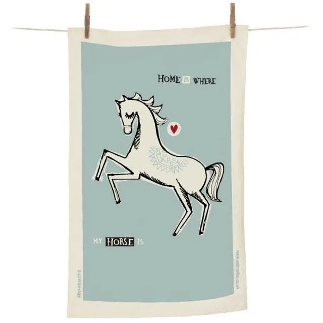 Home is Where My Horse is - Horse Tea Towel (CHTT1)