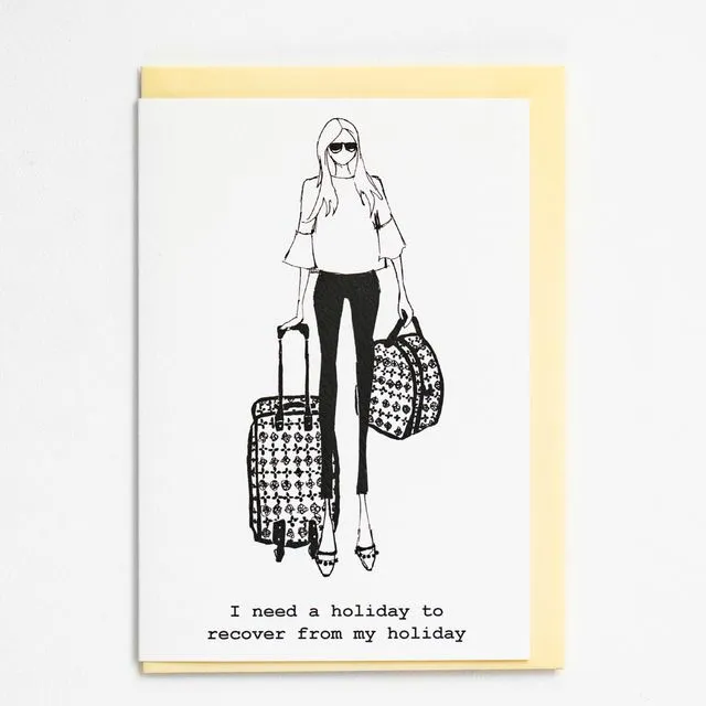 "#holiday" A6 Card - Pack of 6