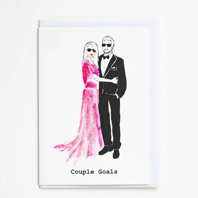 "Couple Goals" A6 Card - Pack of 6