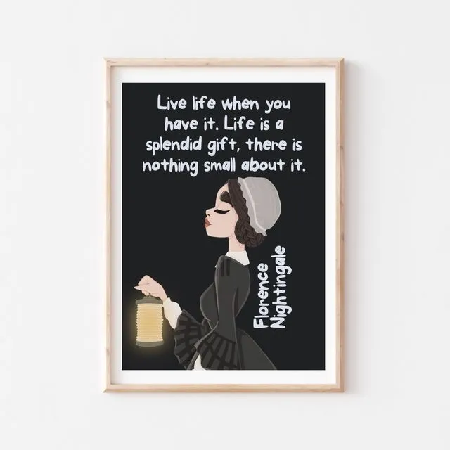 Florence Nightingale Wall Art - International Nurses Day Gift Guide