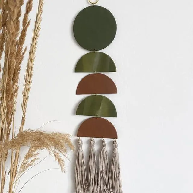 Wall hanging - bohemian vibe with tassels