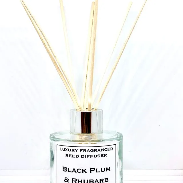 Black Plum & Rhubarb Natural Reed Diffuser