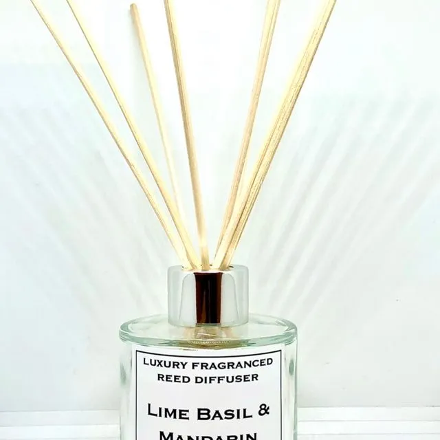 Lime Basil & Mandarin Natural Reed Diffuser