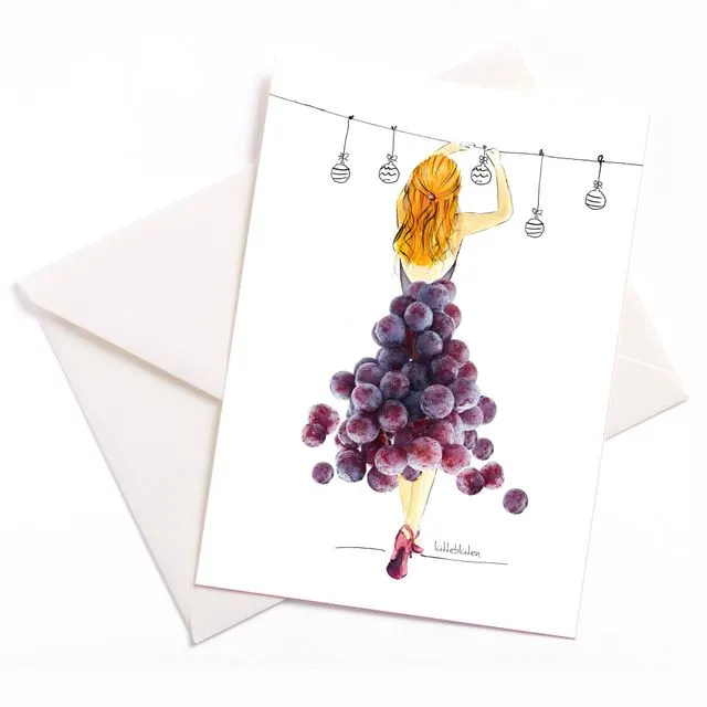 Grape time card
