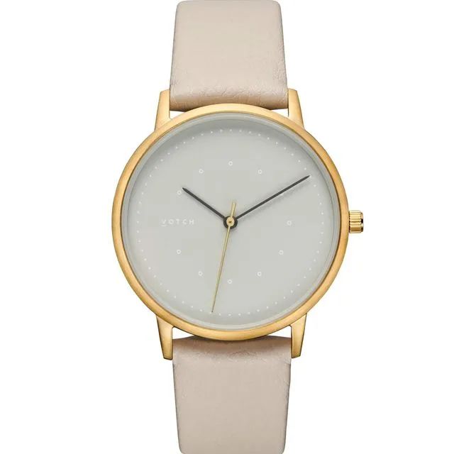 Gold And Pebble With Grey | Lyka Watch