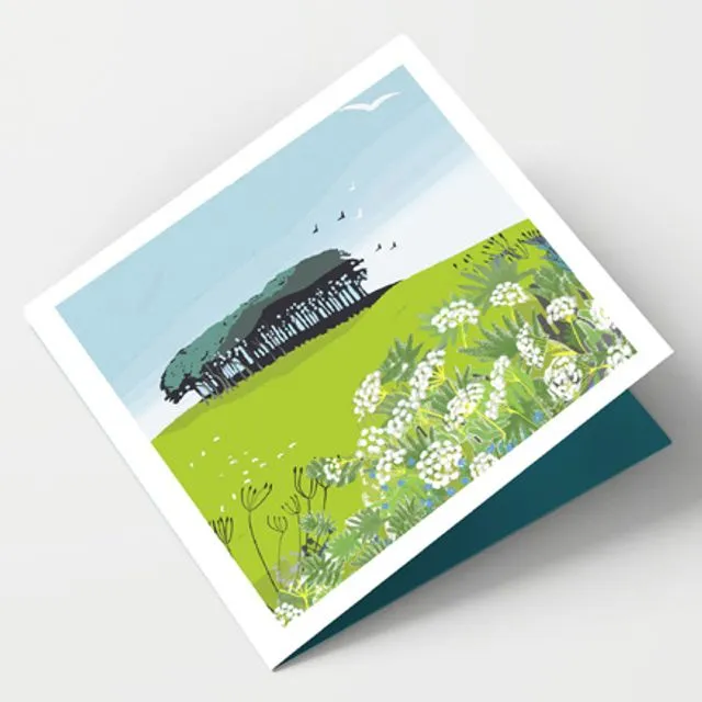 NEARLY HOME TREES Greeting Card
