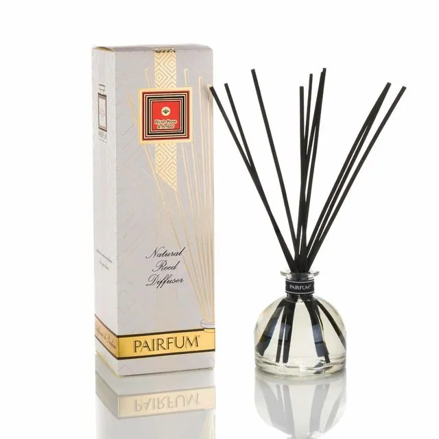 Blush Rose & Amber Large Reed Diffuser 250 ml – Bell Shape (Case of 4)