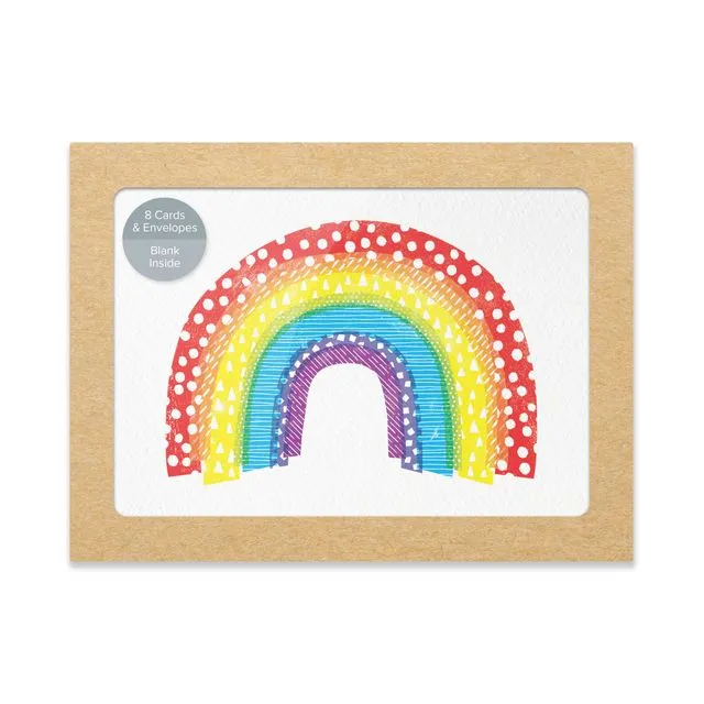 Rainbow cards multipack box (8 cards)