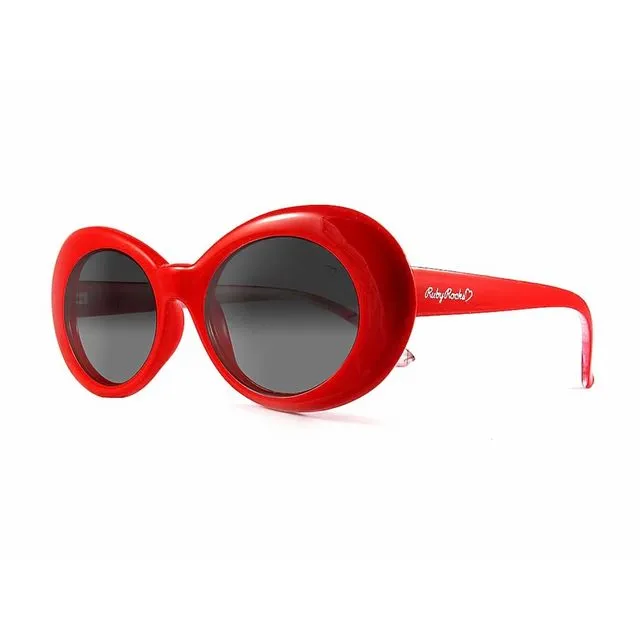 Ladies 'Antigua' Oval Sunglasses In Red (Copy)