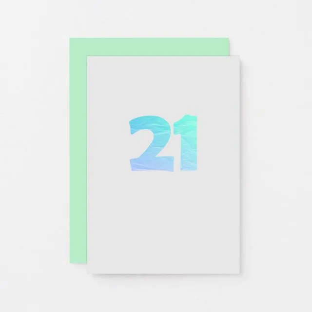 21st Birthday Card | SE4051A6