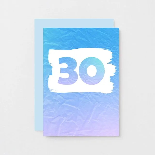 30th Birthday Card | SE4052A6