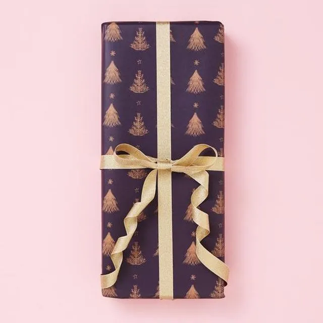 Tree Purple - Christmas Gift Wrap