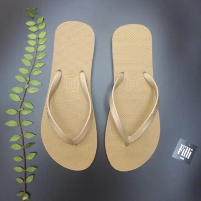 Naked Flip Flops - Gold