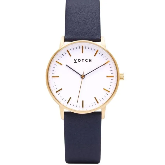 Gold & Navy | Moment Watch