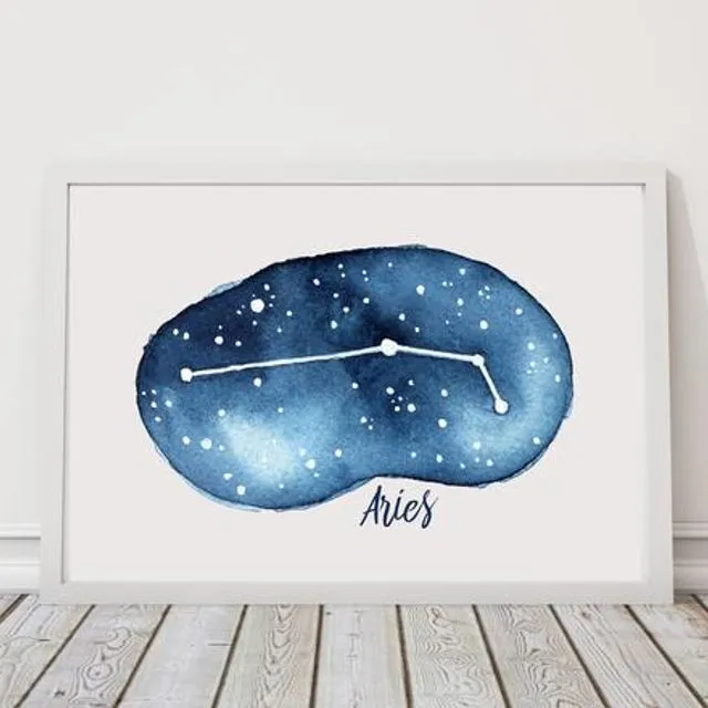 Aries Constellation Framed Print