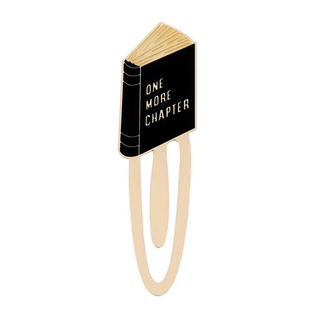 Enamel Bookmark "One More Chapter"