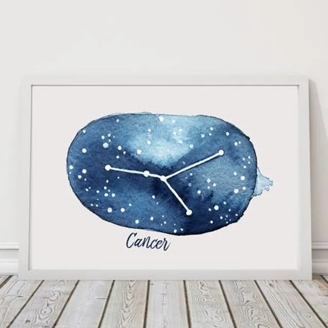 Cancer Constellation Framed Print