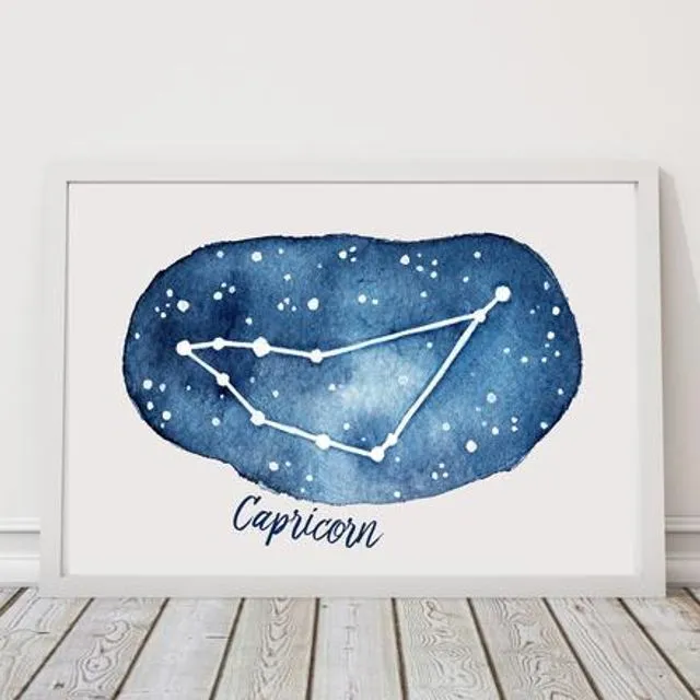Capricorn Constellation Framed Print