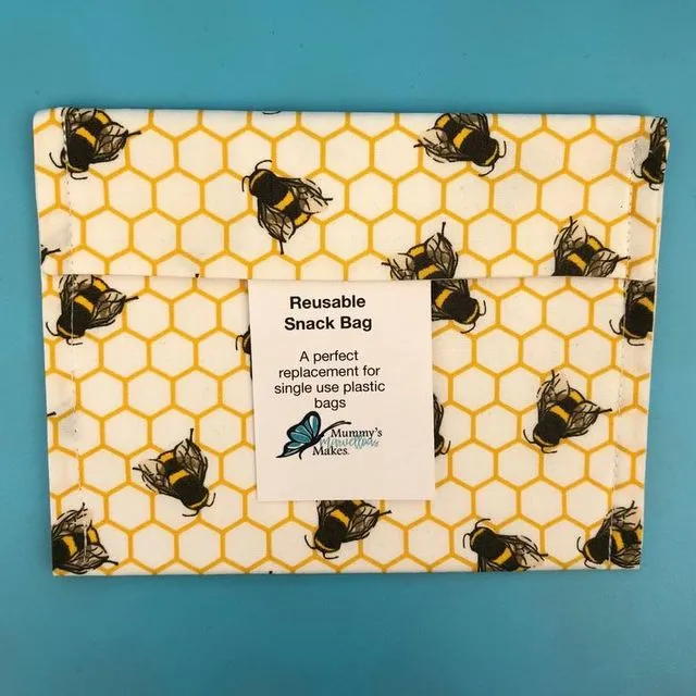 Washable Snack Bag - Honey Bee