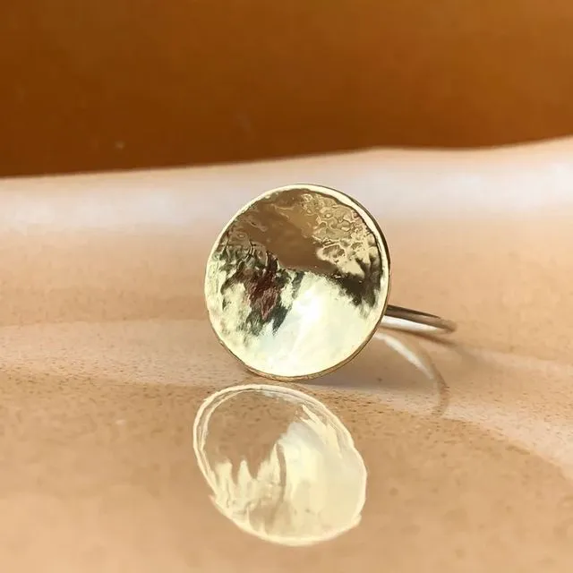 Circla Ring - Eco Silver with Brass