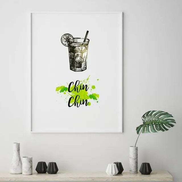 Chin Chin Framed Print