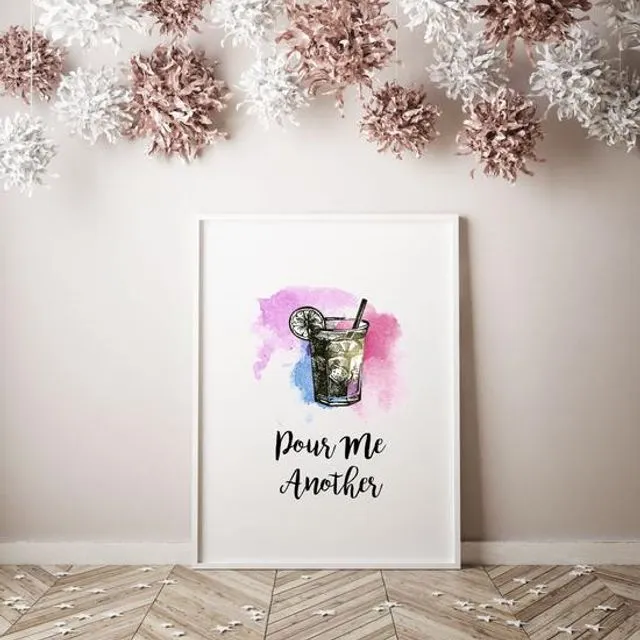 Pour Me Another Framed Print