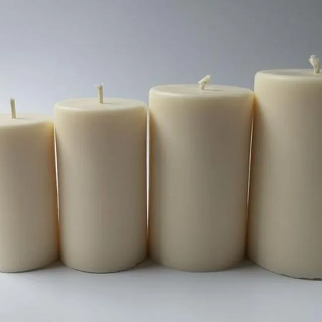 Classic Rapeseed Pillar Candle 70mm
