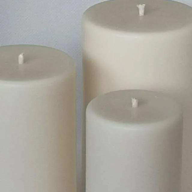 Classic Rapeseed Pillar Candle 60mm