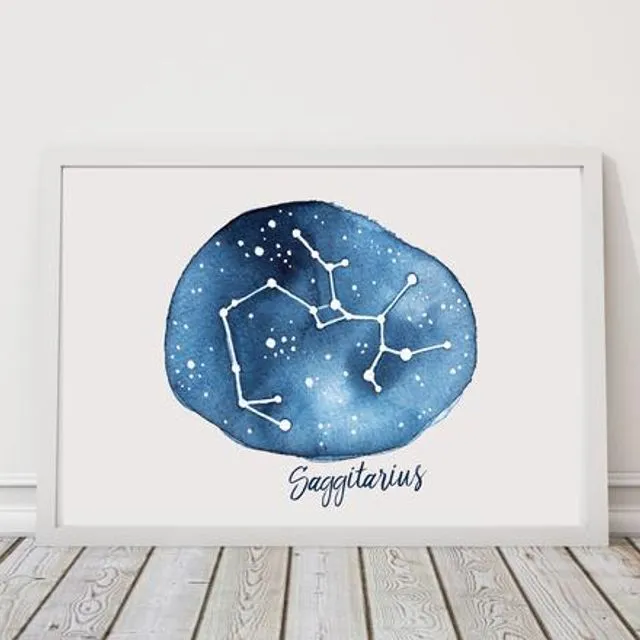 Sagittarius Constellation Framed Print