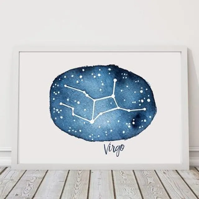 Virgo Constellation Framed Print