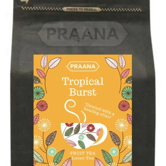 Tropical Burst Fruit Tea - Retail Pack 100g ( Pack of 6)