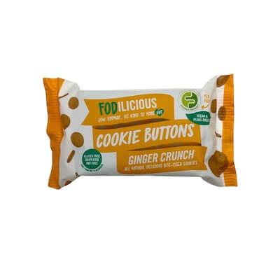 Fodilicious Cookie Buttons Ginger Crunch (30g)