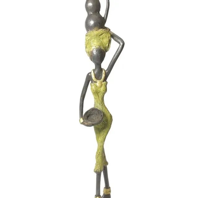 Bronze-sculptur "Woman With Water Jug" 27 Cm Different colors