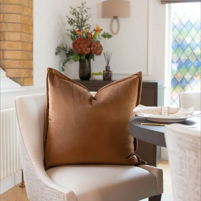 Caraway Velvet Indoor Luxury Cushion