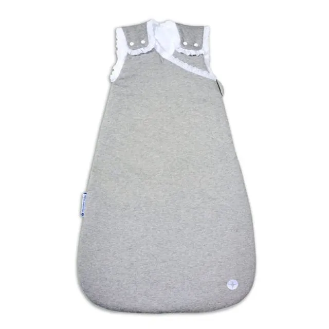 Grey lace baby sleeping bag
