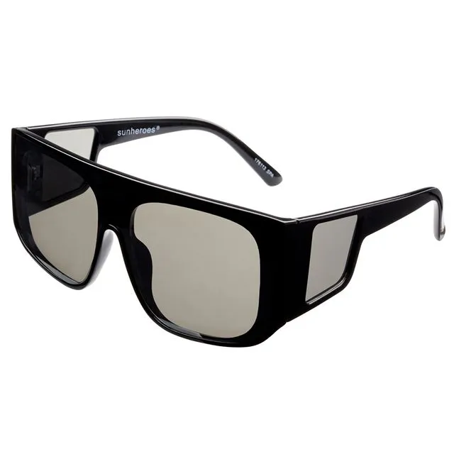 FUJI Premium Sunglasses - Black frame - Polarized Mirrored lens - Sunheroes