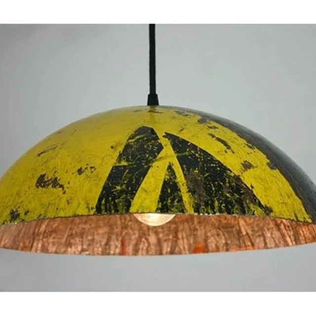 Large Ceiling Lamp Made Of Recycled Oil Barrels Ø 43cm Industrial Vintage Upcycling