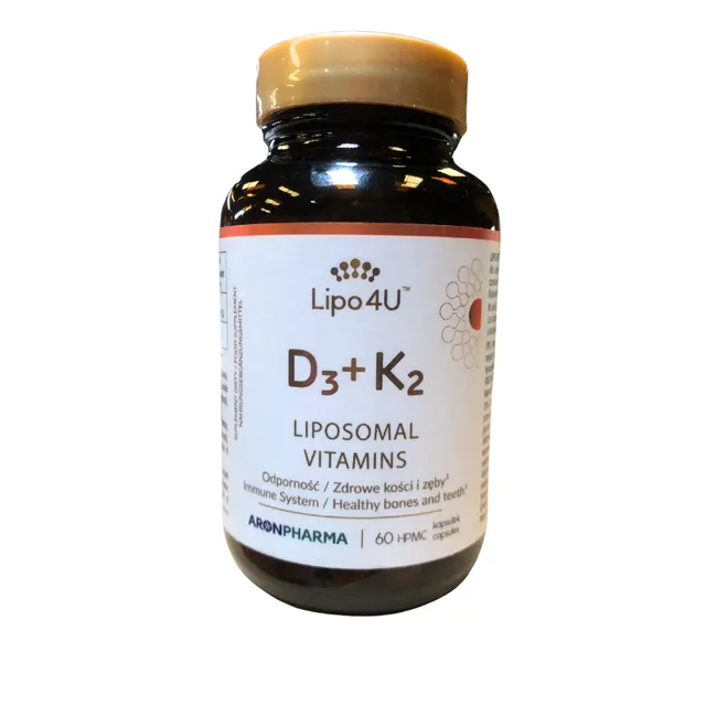 Lipo4U - Diet Supplement with Liposomal Vitamin D3 and K2, Immune,Bones