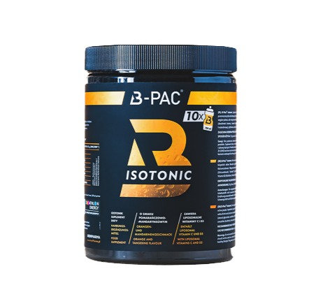 B-PAC Isotonic Powder for Drink Preparation - Sports, Physical Work, Orange