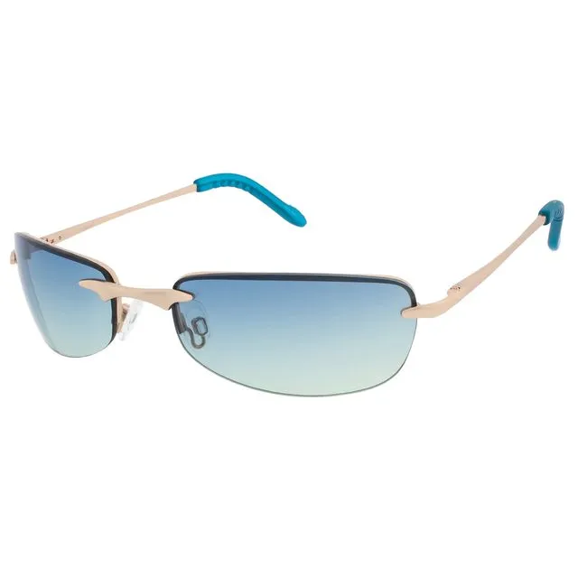 FLEMMING Sunglasses - Pale Gold frame - Ocean lens - Sunheroes