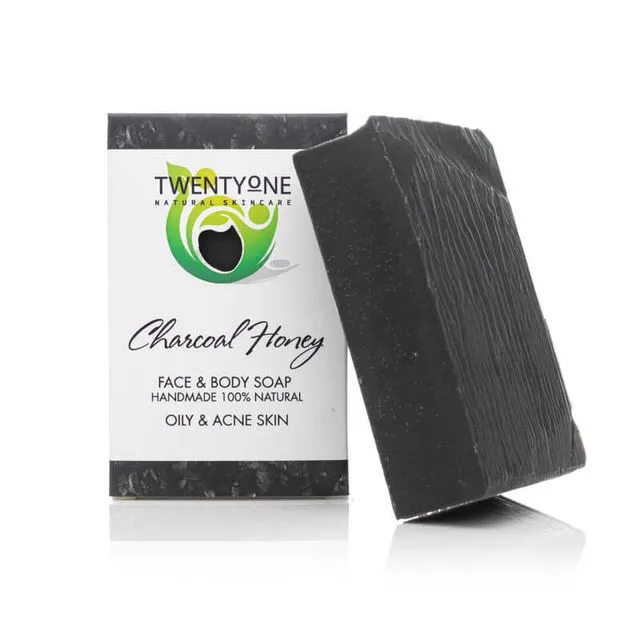 Charcoal Honey Soap | Oily & acne skin - 120g