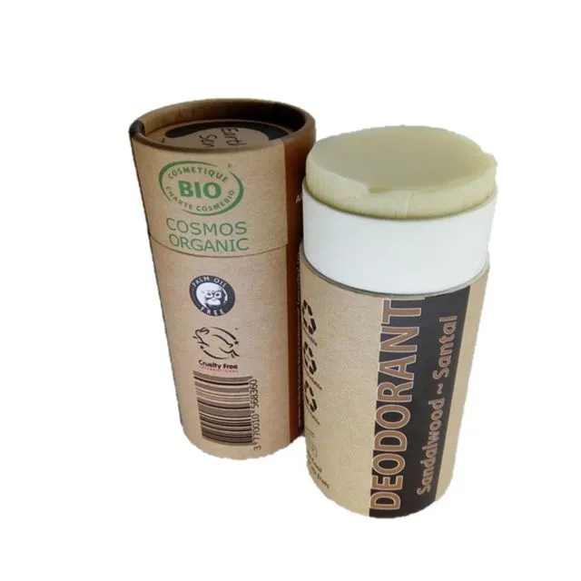 Organic Natural Deodorant - Sandalwood 100ml (Full carton - 12 pieces)