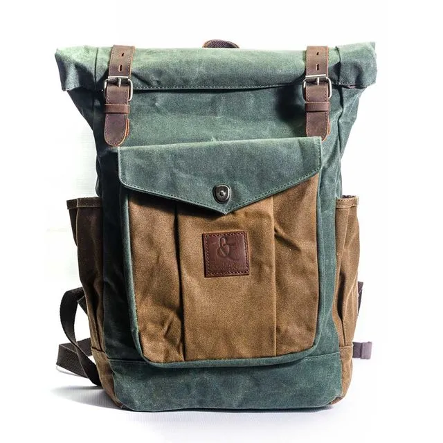 Phoenix Canvas Backpack - Army Green