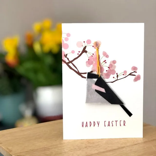 Easter Card - Long Tailed Tit