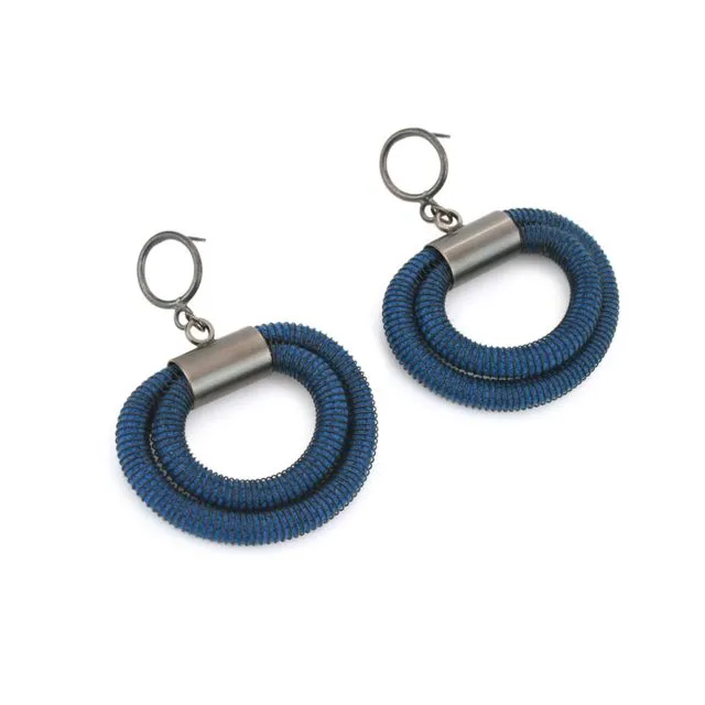 Orly Earrings Blue Dark