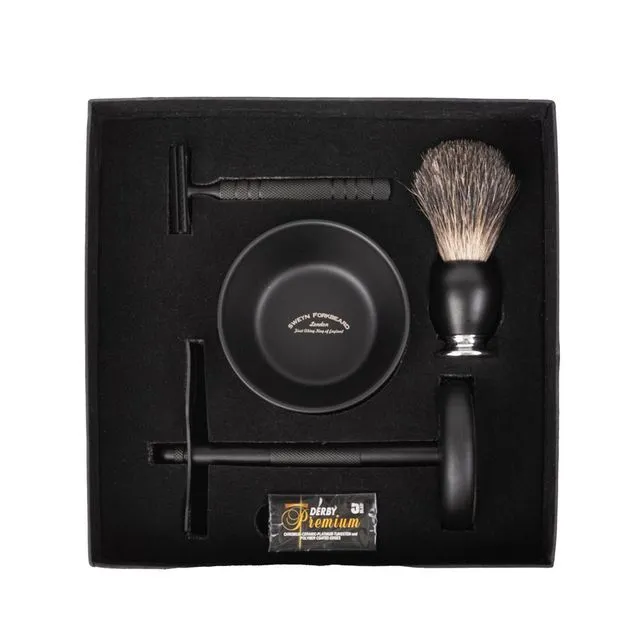 Full Shaving Set Sweyn Forkbeard Gift Box Black