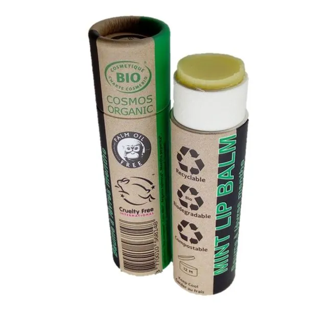 Organic Peppermint Lip Balm 15ml (Full carton - 24 pieces)