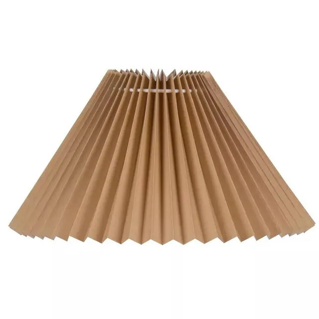Pleated Lampshade - Beige
