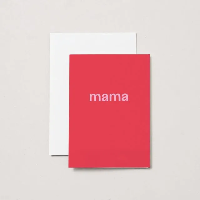 Mama - A6 Greeting Card