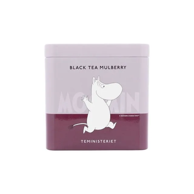 Moomin Black Tea Mulberry Tin - 100g